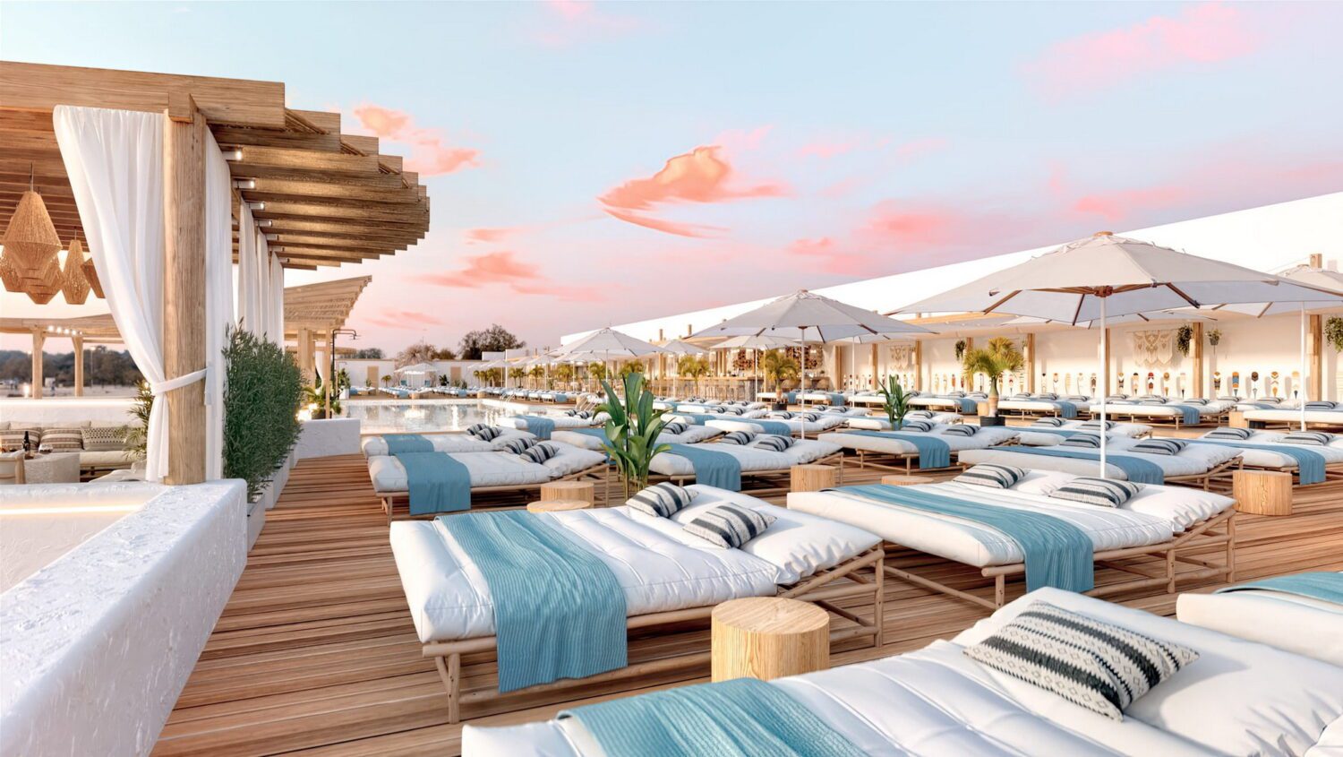 Club beach complex, Tbilisi, Georgia